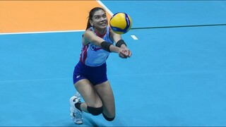 CREAMLINE pasok na sa SEMIS | VALDEZ umarangkada sa BLOCKS, ACES, SPIKES at FLOOR DEFENSE!