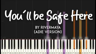 You'll Be Safe Here by Rivermaya (Adie version) synthesia piano tutorial | lyrics + sheet music