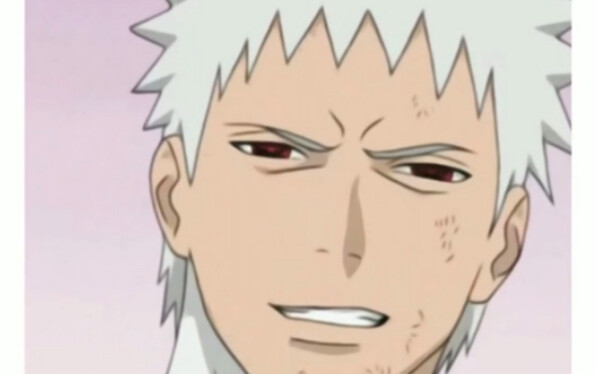 When Obito removes his scar, he looks like this. So handsome!