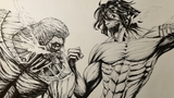 Hand-painted Attack on Titan Armored Titan VS…