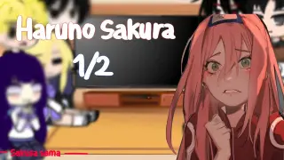 Naruto's react to Haruno Sakura 1/2 // SakuSa-sama// Layla//