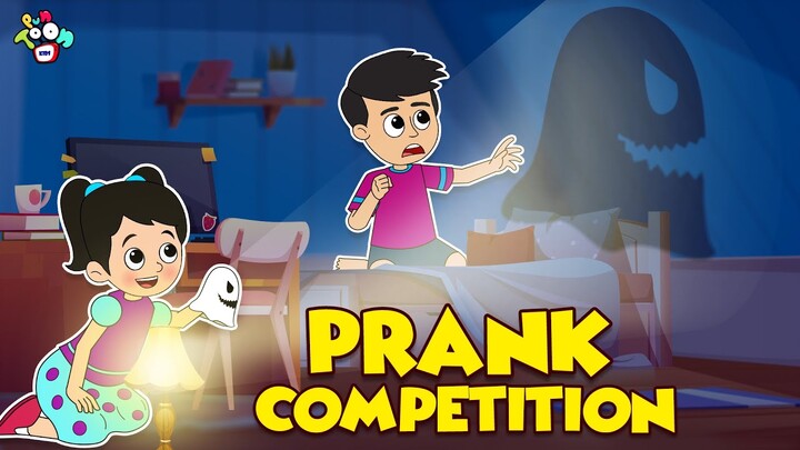 Prank Competition | Gattu Vs Chinki | Animated Stories | Cartoon | Moral Stories | PunToon Kids