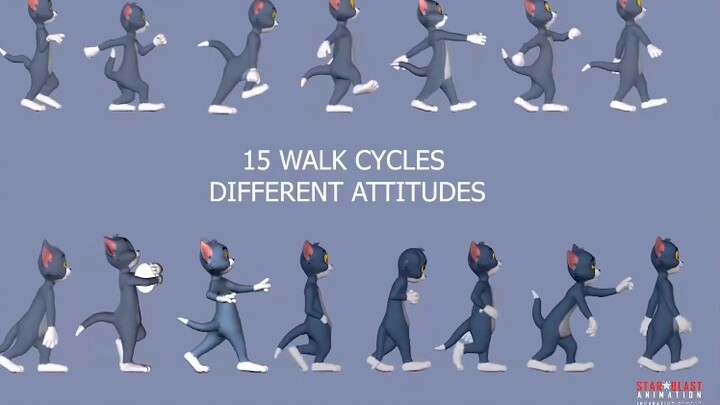 15 walk cycles