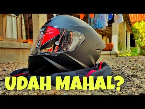 UNBOXING DAN REVIEW SINGKAT KYT TT COURSE BLACK MATT