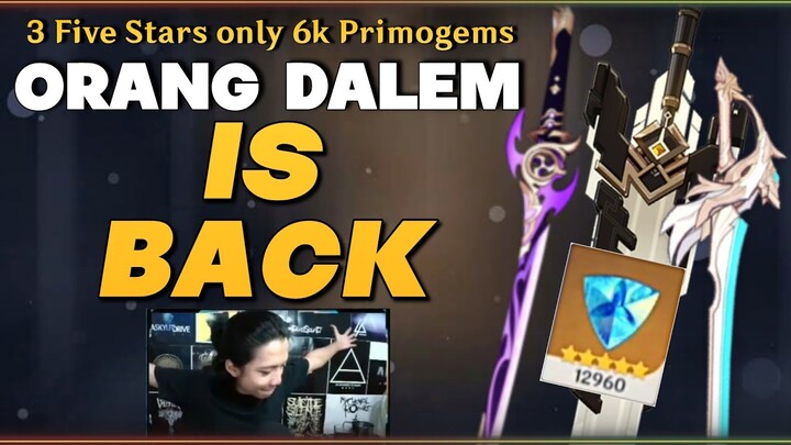 Bansos 12k Genesis Gacha Mitsplitter ? Sultan Misaki Penasaran Mode Orang Dalem - Genshin Impact