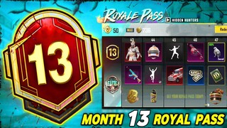 M13 Royal PASS & New Update | M13 ROYAL PASS BGMI ( M13 ROYAL PASS REWARDS )