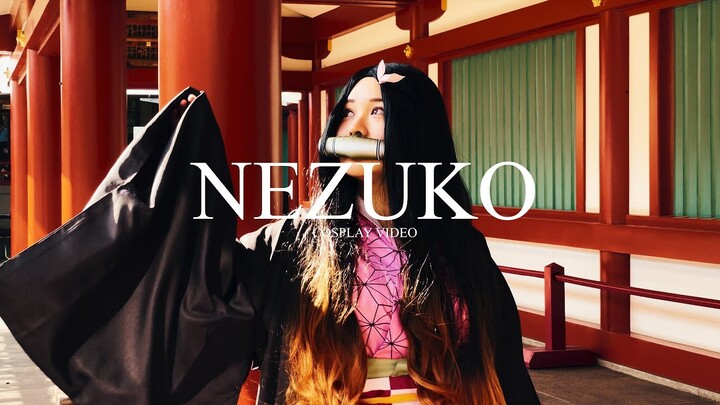 Nezuko Cosplay from Kimetsu no Yaiba Short Video (鬼滅の刃)