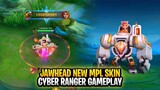 Jawhead New MPL Skin Cyber Ranger Gameplay | Mobile Legends: Bang Bang