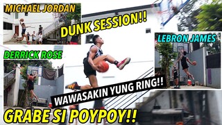 ETO NA ANG DUNK SESSION WITH POYPOY - GRABE SUMALPAK!! - WAWASAKIN YUNG RING!! | S.2. vlog 295