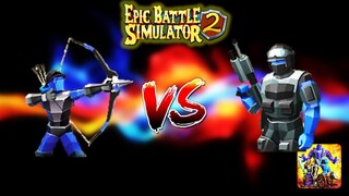 Epic Battle Simulator 2 | 120 ARCHERS VS 120 M16!