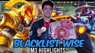 Wise M3 Highlights (The Best Jungler In the World) #breakthecode