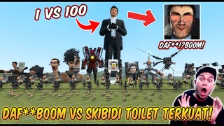 Daf**Boom VS 100 TITAN SKIBIDI TOILET TERKUAT DI SKIBIDI TOILET! Ternyata Daf**Boom Yang Terkuat!