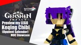 Preview my LEGO Keqing (Opulent Splendor) Chibi from Genshin Impact | Somchai Ud