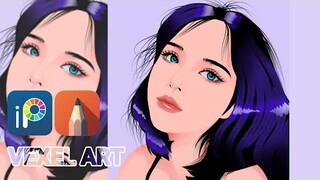 VEXEL ART WORKFLOW | IBISPAINTX FT. AUTODESK SKETCHBOOK