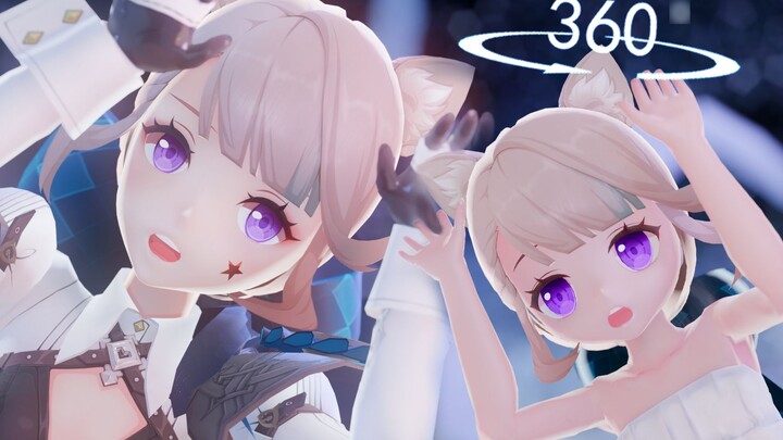 【360° panoramic VR】Linette during the day, Kitty at night❤️~