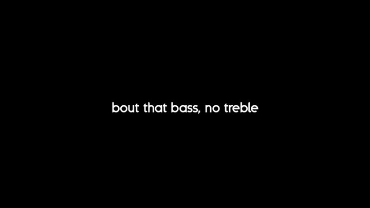 Mentahan Ccp Lirik lagu all about that bass🎶bout that bass, no treble✨💫