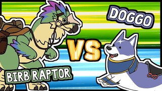 【怪物猎人】鹭鹰龙 VS 牙猎犬！这就是怪物猎人:荒野！【动画师NCH】