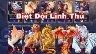 LIÊN QUÂN : Biệt Đội 5 Con LINH THÚ Lần Đầu Tiên Xuất Hiện - Trận Đối Đầu Với Yêu Quái