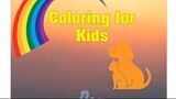 A Coloring Book for Young Kids: Cats and Dogs