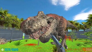 Dont Fall in Insane Dinosaur Cage. Animal Revolt Battle Simulator