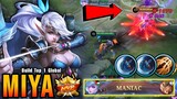 MANIAC!! Sidelane Miya with Inspire = Monster Marksman!! - Build Top 1 Global Miya ~ MLBB