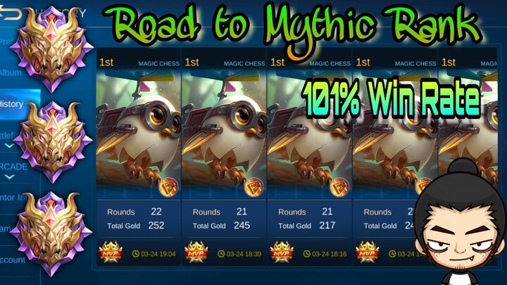 Watch me stream MAGIC CHESS ROAD TO MYTHIC Rank Mobile Legends: Bang Bang