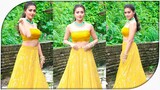 Tejasswi Prakash 🥰 Look So Pretty In Yellow 💛 Spotted At Colors Ganesh Utsav On Location Shoot 📸