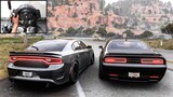 Dodge Demon & Dodge Charger SRT Hellcat CONVOY | Forza Horizon 5 | Steering Wheel Gameplay