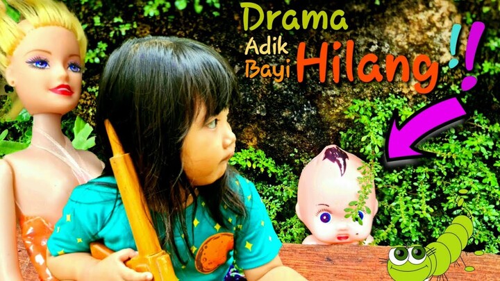 Drama Mencari Adik Bayi yang Hilang ! - Drama Lucu Anak - Ghea Naira Vlog
