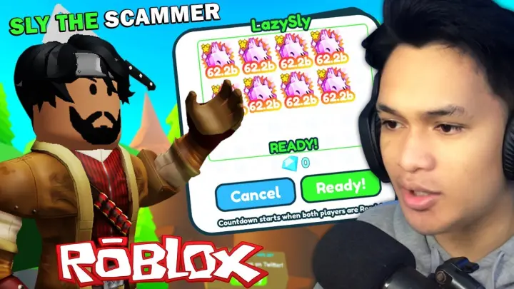 ROBLOX - Pet Simulator X - LazySly THE SCAMMER (Na Scam ako!)
