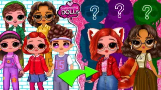 Turning Red Mei Lee, Priya, Miriam, Abby and Tyler Grow Up - DIY Paper Dolls & Crafts