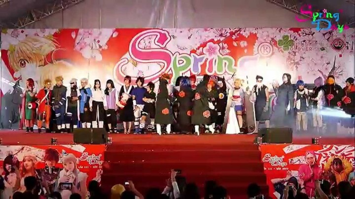 Spring Days 2015 - Cosplay on stage - Naruto Team