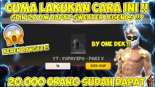 TRIK SEKALI SPIN 20 DM DAPAT BAJU SWEATER BLACK TURTLENECK | SPIN EVENT MAGIC ARROW