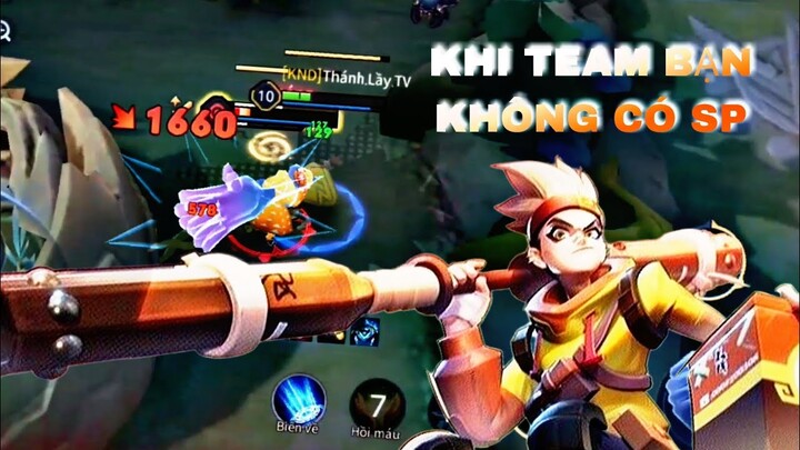 Khi không có ai cấm ngộ không và team bạn không có sp