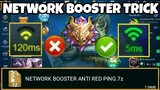 NEW! NETWORK BOOSTER SCRIPT ANTI RED PING (100% WORKING TRICK) ANTI LAG FOR MOBILE LEGENDS 2020
