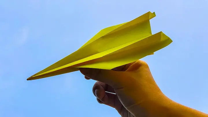 How to make a paper airplane that flies fast and far
