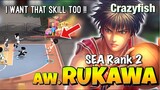 Slam Dunk Mobile SEA Rank 2 Awakened Rukawa gameplay by Crazyfish | I want that skill too!