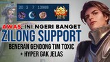 Serius, Zilong Support NGERI BANGET- Bisa Gendong Publik Troll & Hyper Gak Jelas - Mobile Legends