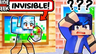 ใช้กลโกงที่มองไม่เห็นใน Minecraft Hide N Seek!