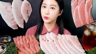 [ONHWA] Suara mengunyah sashimi tuna!🐟💕