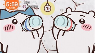 ちいかわアニメ　牛乳一気飲み