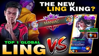 Ling Super Fast Hand Speed Gameplay Totally Destroyed Korea Top 1 Supreme Guinevere ~ Mobile Legends