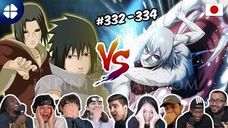 🔥ITACHI/Sasuke Vs Kabuto [Sennin Mode] Reaction Mashup | Shippuden 332-334 🇯🇵 [ナルト 疾風伝] [海外の反応]