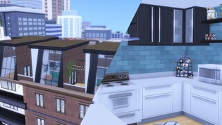 Small Loft Apartments (NO CC) - TS4 [SPEED BUILD]