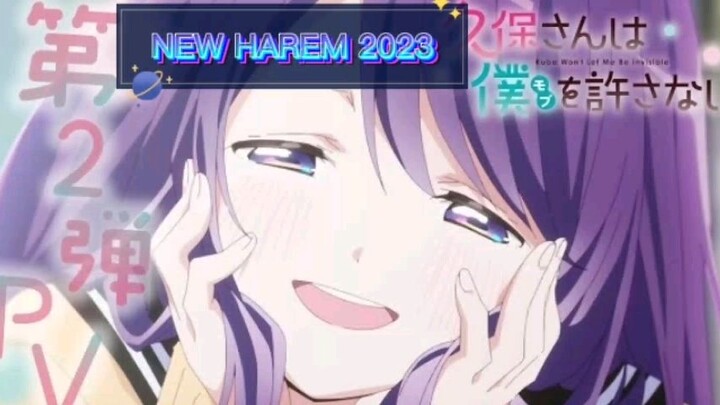 new harem anime 2023 "kubo won't let me be invisible" coming january 2023
