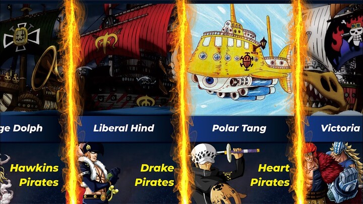 Worst Generation's Ships ⛴ ONE PIECE