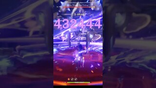 Clear Spiral Abyss Boss Hp 2.2M In 32 Second - Genshin Impact Indonesia #foryou #shorts