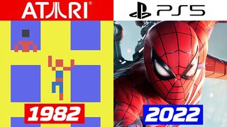 Evolution of Spider-Man Games 1982 - 2022