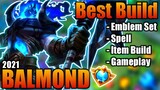Balmond Best Build 2021 | Top 1 Global Balmond Build | Balmond - Mobile Legends