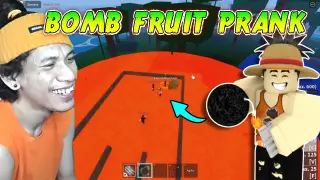 Trolling/Pranking Using Reworked Bomb Fruit In Blox Fruits | Roblox
